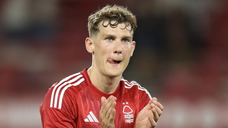 Ryan Yates of Nottingham Forest in action during a game - back him for fouls against Man City